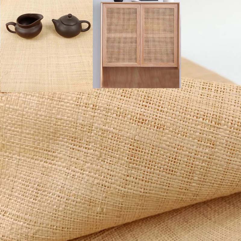 Natural Raffia Straw Mat Handmade Weaving Rope Rattan Material Webbing For Home Furniture Chair Table Ceiling Cabinet Decoration