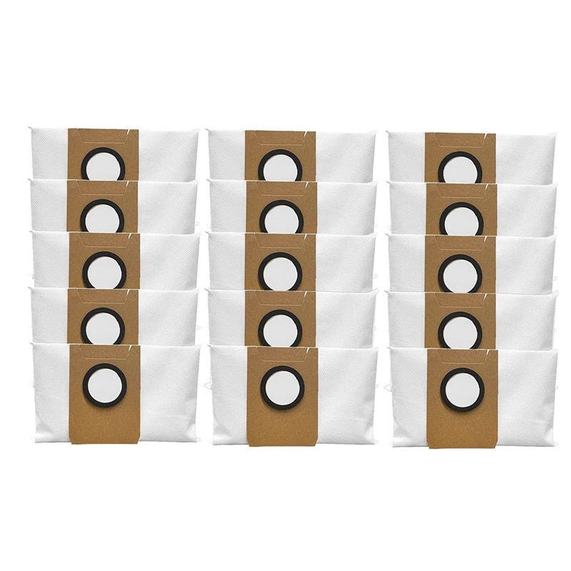 15 Pack Replacement Parts Dust Bag Compatible For Ecovacs X1omni X1turbo Robot Vacuum Cleaner Accessories