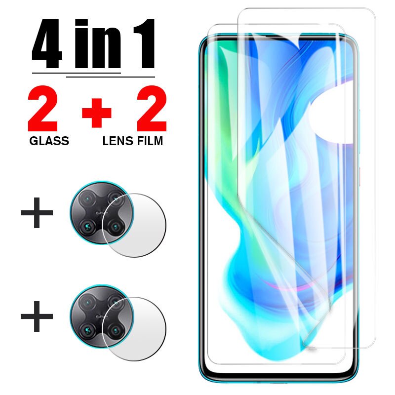 4in1Protective Hydrogel Film For Redmi Note 10 Pro 9 Pro 8 Pro 10 9 8 10S 9S 10T 9T Tempered Glass For Redmi 9 9S 9T 9C 9AT 8 8A