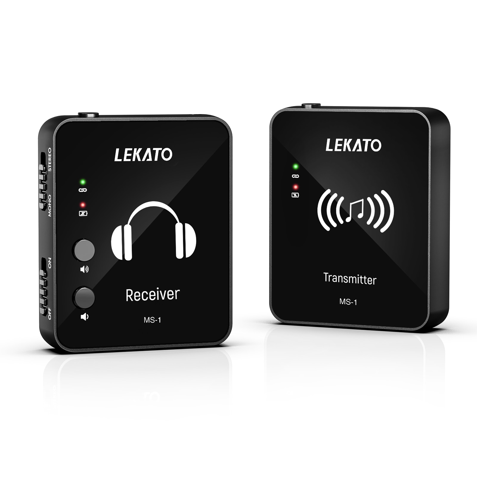 LEKATO M-VAVE M8 WP-10 2.4G Wireless Headphone Earphone Monitor Cuvave Transmitter Receiver System Support Stereo Mono
