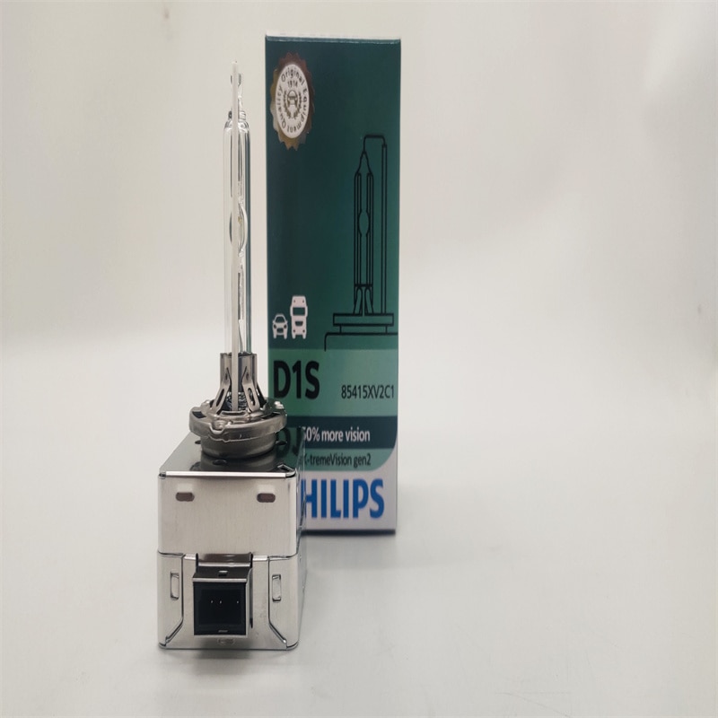 Free Shipping 1 Pc Original Philips X-tremeVision gen2 D1S D2S D2R D3S D4S D5S Headlight HID Xenon Bulbs Genuine Made In Germany