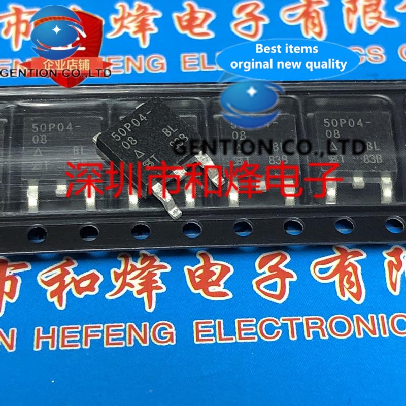 10PCS SUD50P04-08 TO-252 -40V -50A in sotck 100% new and original