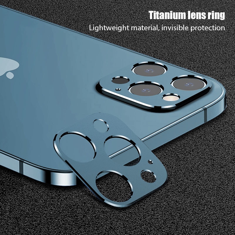 Alloy Metal Camera Case For iPhone 12 Mini Camera Lens Screen Protector For iPhone 12 Pro Max Lens Cover