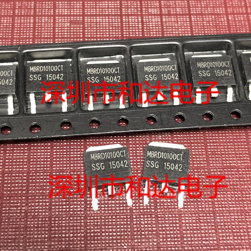 20pcs orginal new MBRD10100CT MOS field effect tube TO-252 100V 10A