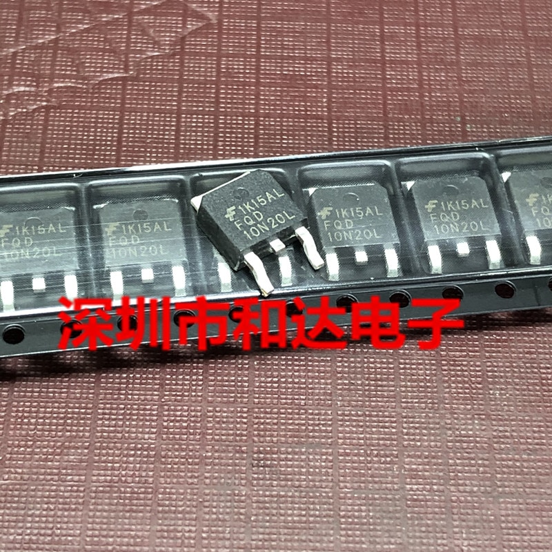 10pcs orginal new FQD10N20L TO-252 200V 7.6A