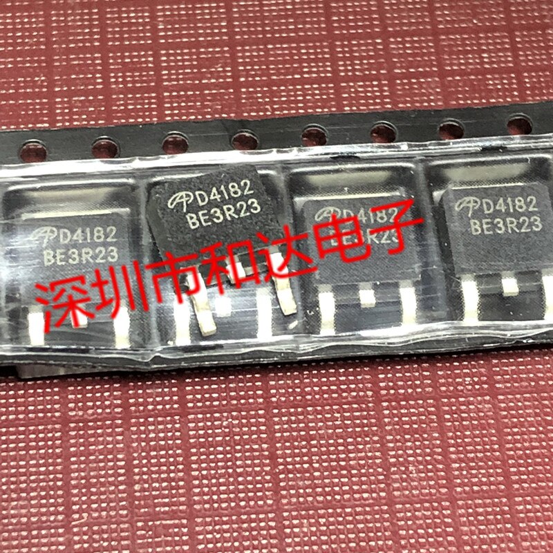 10pcs orginal new D4182 AOD4182 TO-252 80V 53A