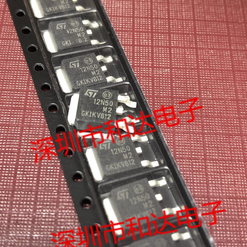 10pcs orginal new 12N50M2 STD12N50M2 TO-252 500V 10A