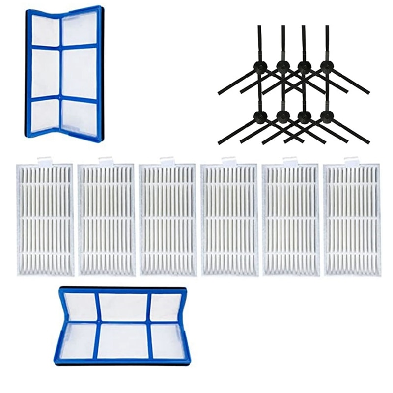 HEPA/Main Filter Side Brushes Replacemennt Part Fit For Ilife V5S V3 V5 V3S Vacuum Cleaner Sweeper Accessorie