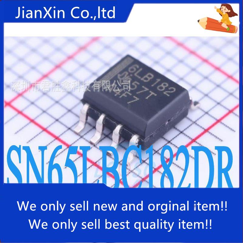 10pcs orginal new SN65LBC182DR silk screen 6LB182 SOP-8 RS-485 interface IC