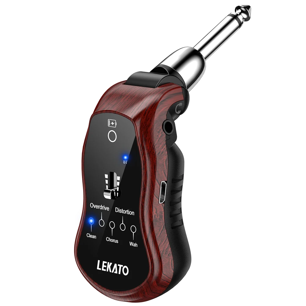 B6 Effector Bluetooth Rechargeable Electric Guitar Earphone Mini Amplifier Guitar Practice Effects