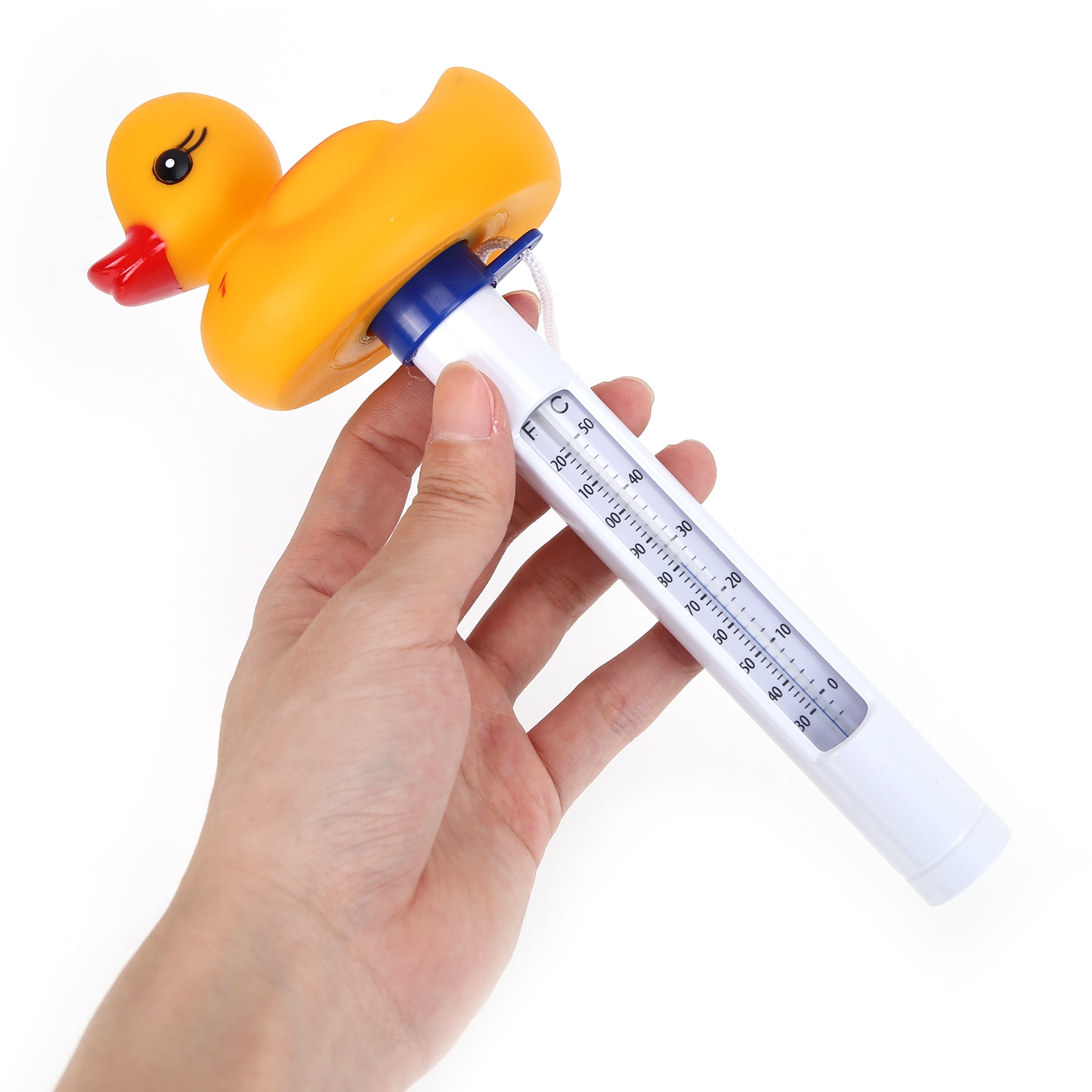 Swimming Pool Water Thermometer Portable Water Temperature Meter Pool Temperature Gauge for Bath Water Supplies