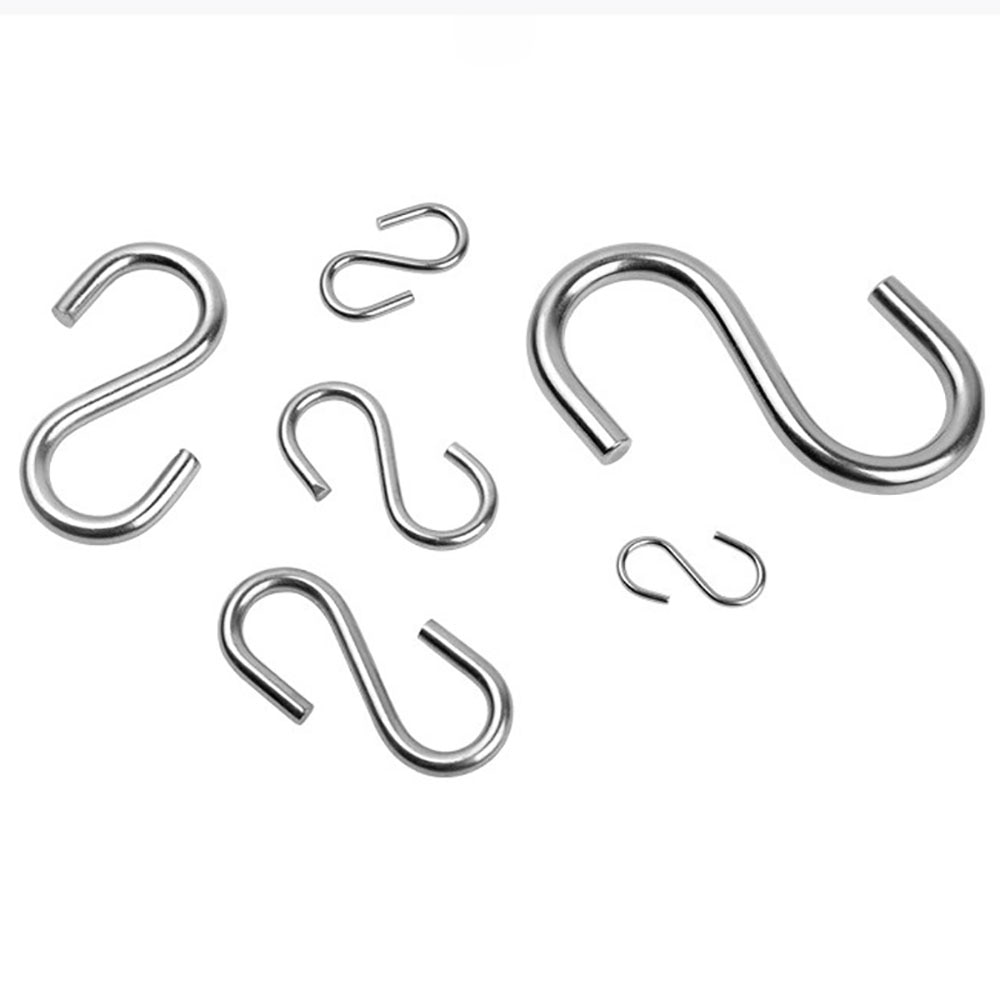 M2 M3 M4 M5 M6 M8 A2 304 Stainless Steel S Hooks Clasps Hooks Tool