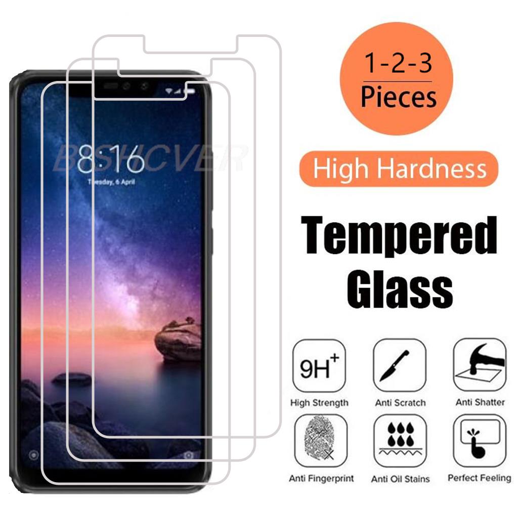 For Xiaomi Redmi Note 6 Pro 6.26" HD Tempered Glass Protective On M1806E7TG, M1806E7TH, M1806E7TI Screen Protector Film Cov