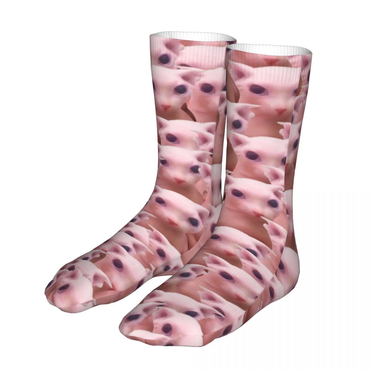 Harajuku Bingus Army Woman Socks 2022 Men Macrame Anime Sphynx Cat Bike Socks