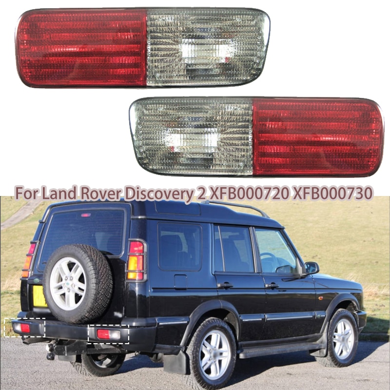 Turn Signal Indicator Brake Lamp Rear Bumper Reflector Brake Fog & Reverse Lamp For Land Rover Discovery 2 XFB000720 XFB0007