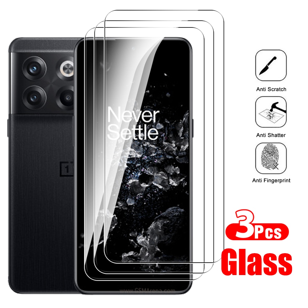3pcs Glas For Oneplus 10T 5g Tempered Glass Screen Protector For One Plus 10 T Oneplus10T Full Cover Cellphone Protective Film