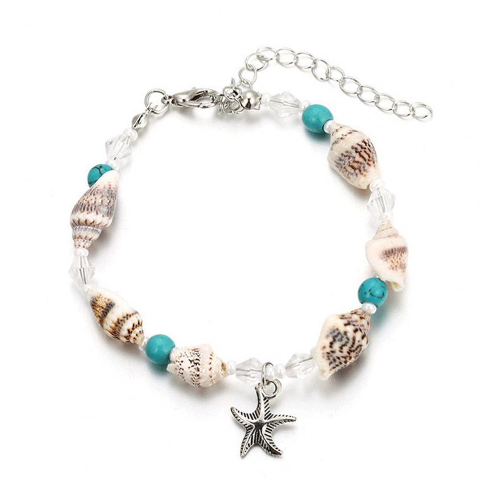 Corrosion Resistant with Extended Chain Foot Bracelet with Lobster Clasp Ladies Accessories