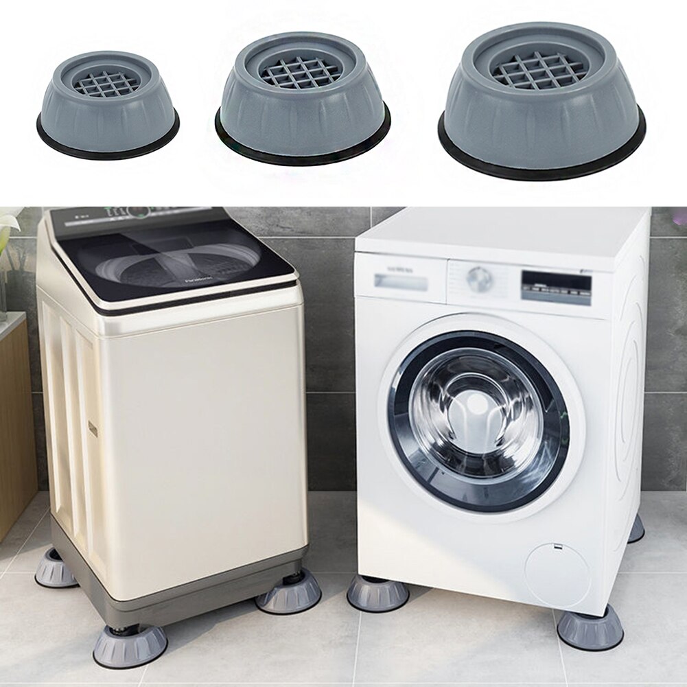 1Pcs Anti Vibration Washer Feet Pad Universal Washing Machine Anti-Skid Roller Kit Furniture Lifting Foot Base 2022 New