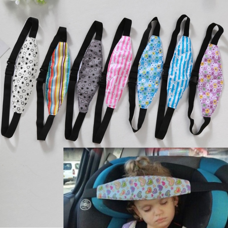 57EE Infant Travel Belt for Head and Neck Support Belt for Car Seat Travel Pram