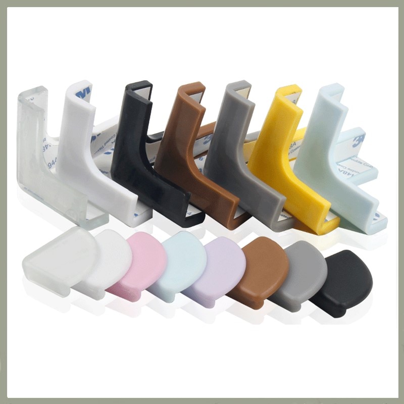 Soft silicone anti-collision angle child safety anti-collision angle protection glass corner protection table corner cover thick