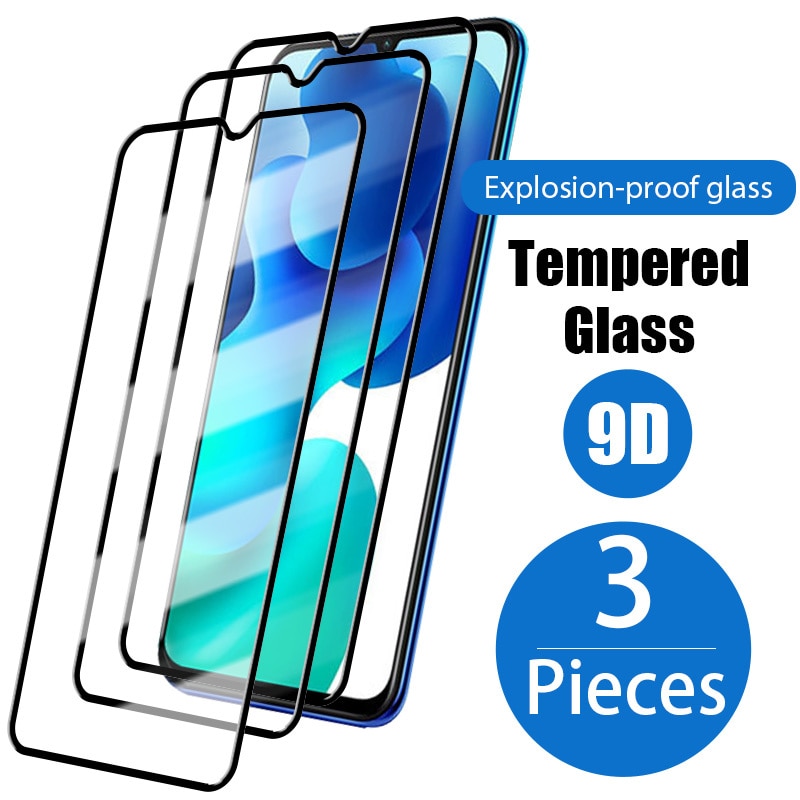 3PCS Tempered Glass for Xiaomi Mi 11 10 9 10T A3 Lite 9T Pro 11i Protective Glass for Poco F2 M3 M4 X3 X4 Pro 5G M2 GT Glass