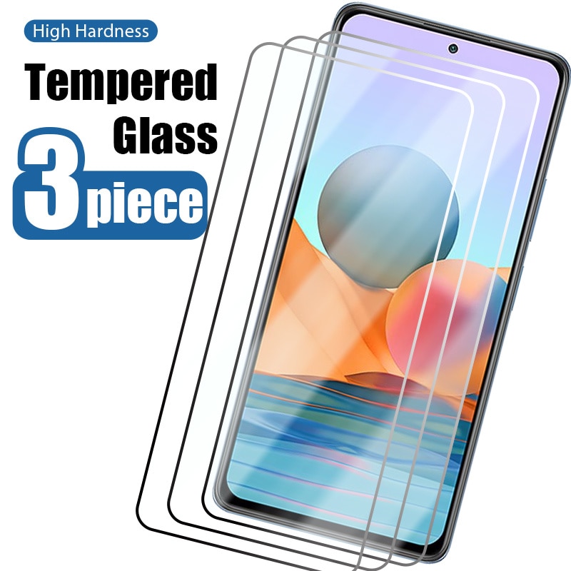 3PCS Protective Glass For Redmi Note 11 10 9 8 7 Pro Max Tempered Glass For Redmi Note 11S 11T 10T 10S 9S 9T 8T 10 9 9A 9C 9T 8A