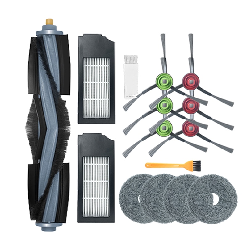For Ecovacs Deebot X1 Omni Turbo Vacuum Cleaner Accessories Main Brush Kit HEPA Filter Mop Cleaning Cloth Spare Parts