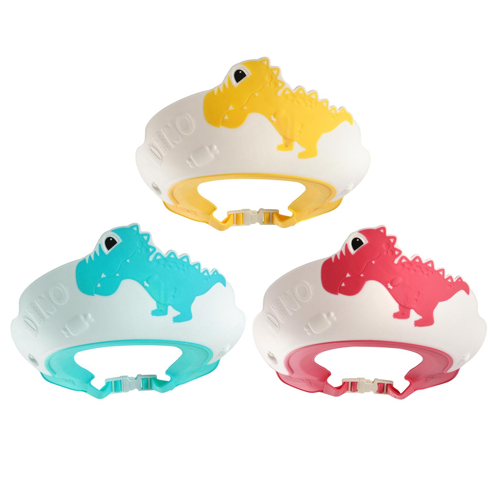 Waterproof Baby Shower Bath Cap Ear Protection Flexible Soft TPE Hair Washing Hat Visor for Boy Girls Toddler Children