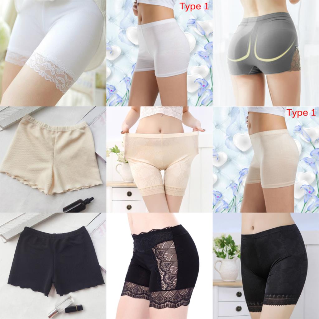 Women Seamless Safety Shorts Pants Nylon High Waist Panties Seamless Anti Boyshorts Pants Girls Slimming Underwear