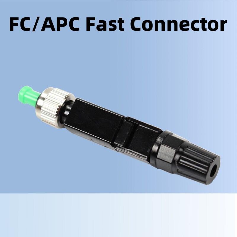 FTTH FC/APC Embedded Fiber Fast Connector Optical Cold Adapter Insertion Loss ≤0.3db Field Assembly Fast Connector