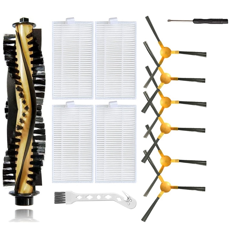 Replacement Parts Roller Brush Side Brushes Filters Compatible For Neatsvor X500 Vacuum Cleaner Accessories