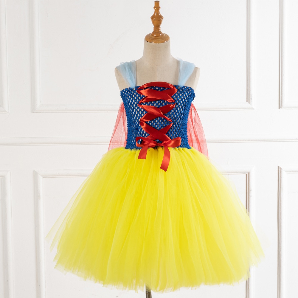 Halloween Christmas Festival Party Mesh Tutu Girls Dresses Kids Birthday Christening Children's Elegant Dress Vestidos