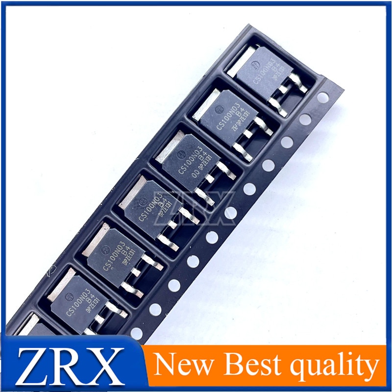 5Pcs/Lot New CS100N03 100N03 MOS tube 30V100A lithium battery protection board TO-252