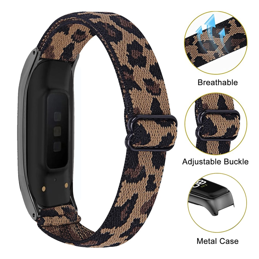 Braided Solo Loop Band for Samsung Galaxy Fit 2 Bracelet Replacement Accessories Watch Band Colorful for Samsung Galaxy Fit2