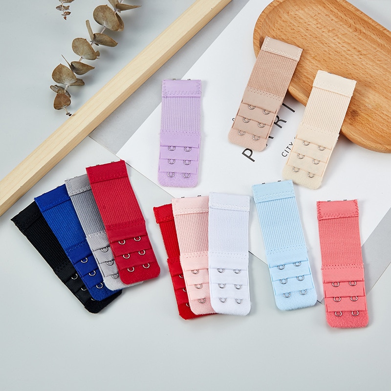 2/3/4 Hook Bra Extender For Women's Elastic Bra Extension Strap Hook Clip Expander Adjustable Belt Buckle Intimates Accesso