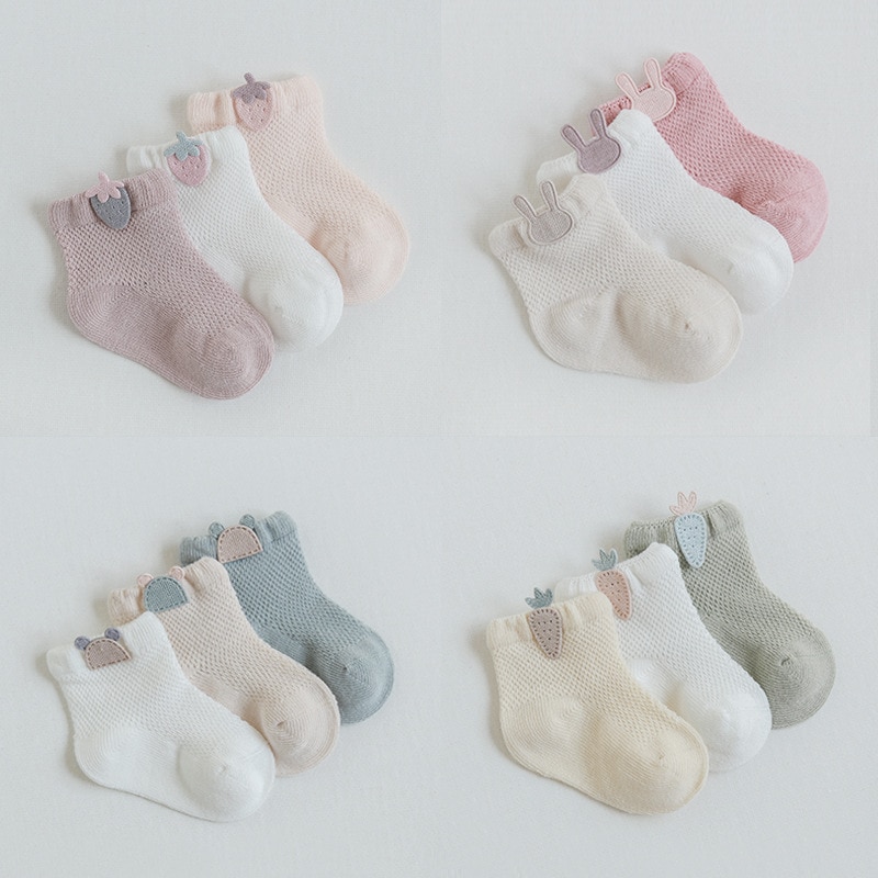 3Pairs/lot Infant Baby Socks Winter Autumn Baby Socks for Girls Cotton Newborn Baby Boy Socks Toddler Baby Boys Accessories