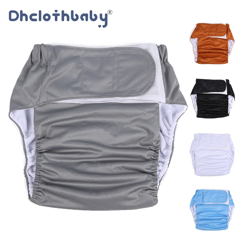 Size Adjustable Eldly Large Big For Men Women Disability Adult Cloth Dipaer Nappy Waterproof Reusable Hygiene Incontinent Pant