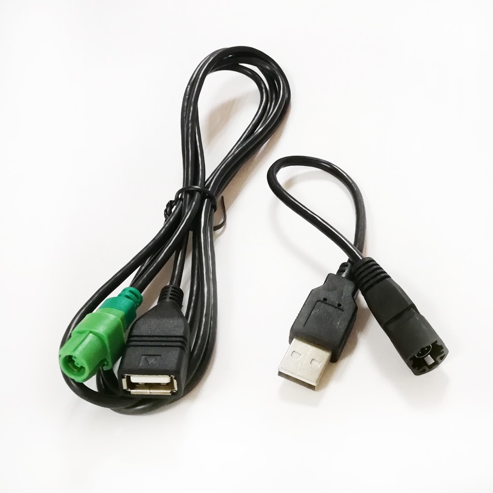 Biurlink USB Adapter Radio Transfer Cable For VW BMW Stereo CD Changer 4-Pin Green Port