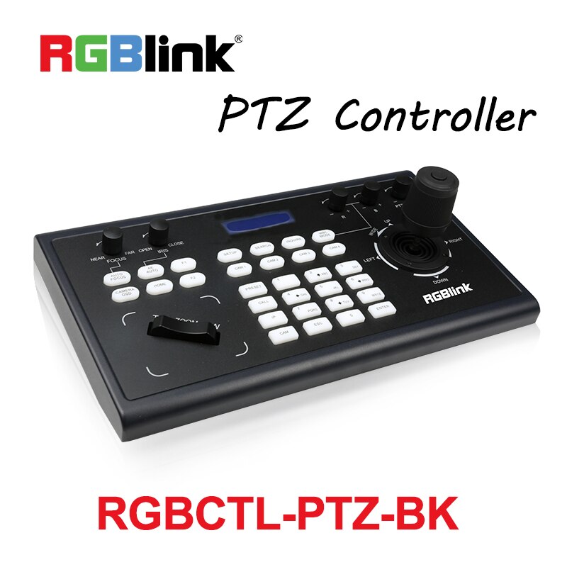 Rgblink PTZ Controller Keyboard RGBCTL-PTZ-BK Controller with 5 inch LCD screen Joystick Keyboard Switcher Control Panel