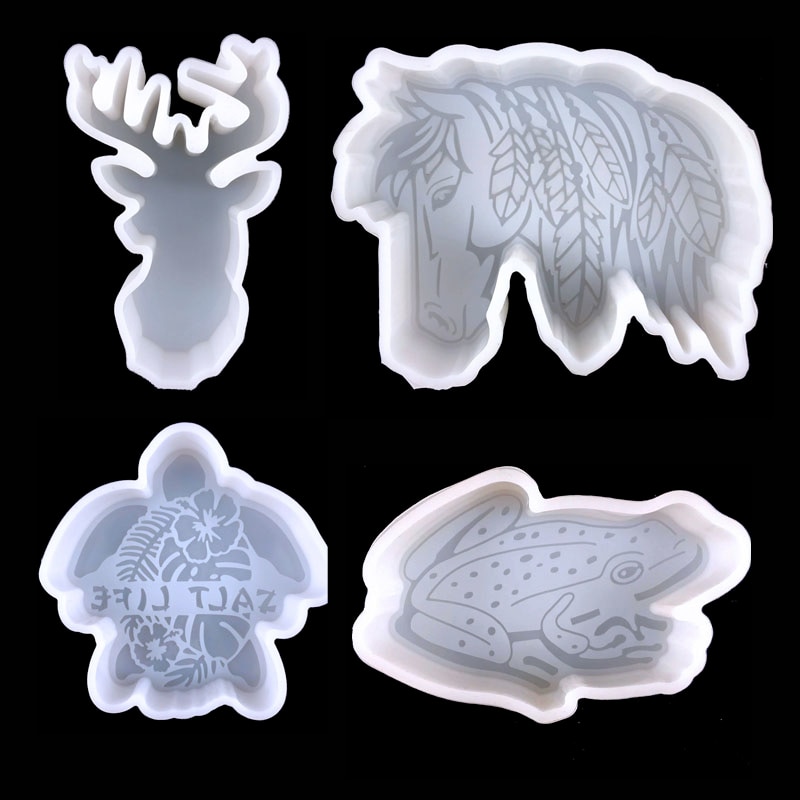 Animal Car Freshie Silicone Molds Large Car Freshies Supplies Silicone Molds for Soap Candle Resin Clay DIY Craft Home Decor