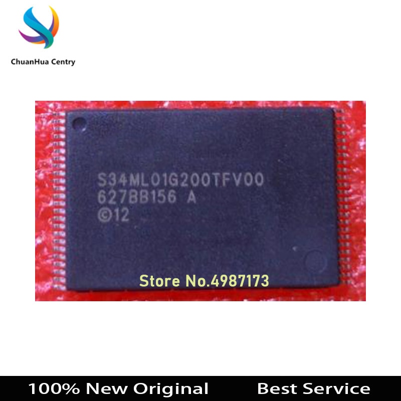 1 Pcs S34ML01G200TFV000 S34ML01G200TFV00 TSSOP48 Original and New In Stock