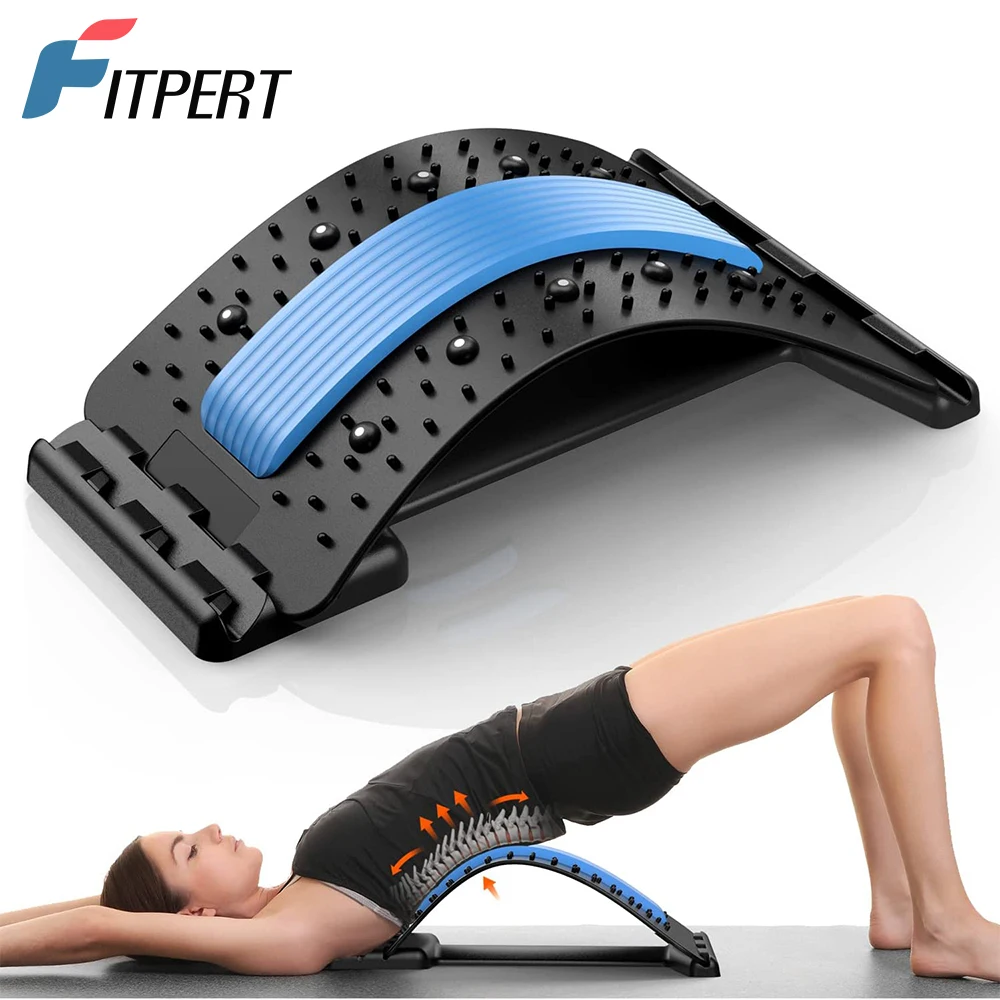 1 Piece Back Stretcher  Multi-Level Back Cracker  Upper & Lower Back Pain Relief Device for