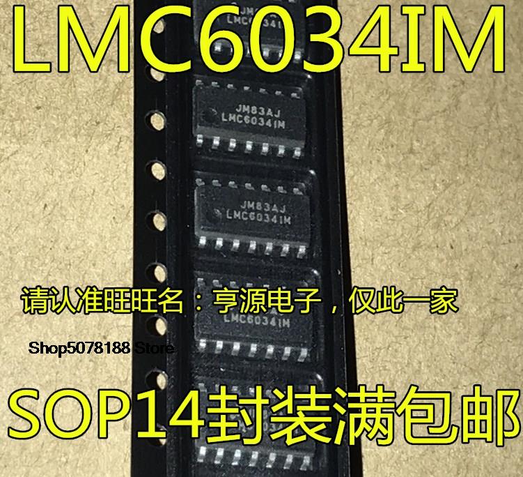 10pieces LMC6034 LMC6034IMX LMC6034IM SOP-16