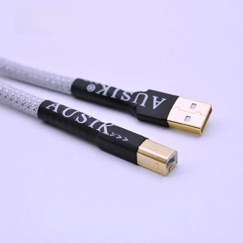 HiFi USB 2.0 Type A To B Audio Cable / Canare Audio Cable USB Data Cable for PC MP3 CD DVD Amplifier