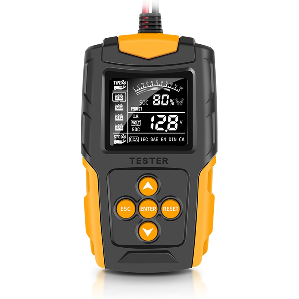 Car Lead Acid Battery Tester Gel AGM WET CA SLA Battery Analyzer Diagnostic Tool Car Inspection Tool