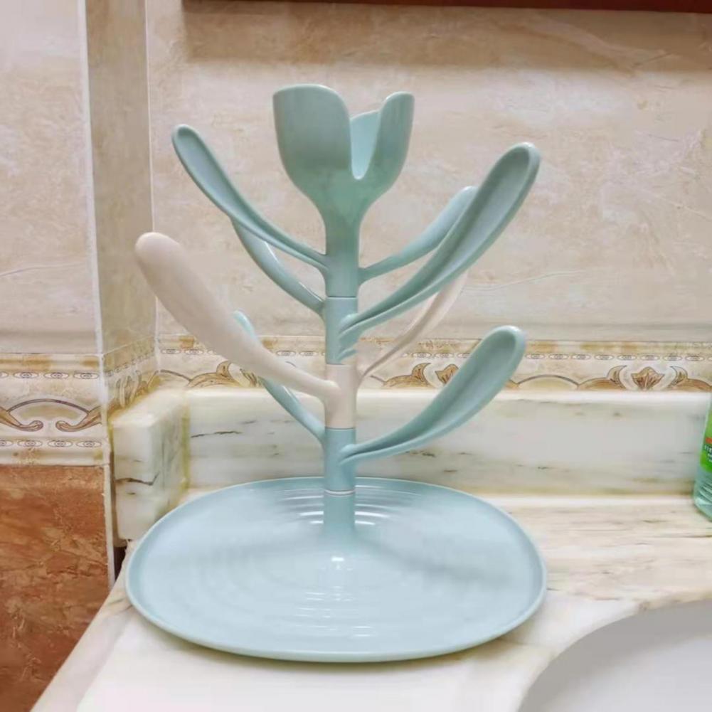 Bottle Drainer Useful Simple Operation Eye-catching for Daily Life Bottle Rack Bottle Rack