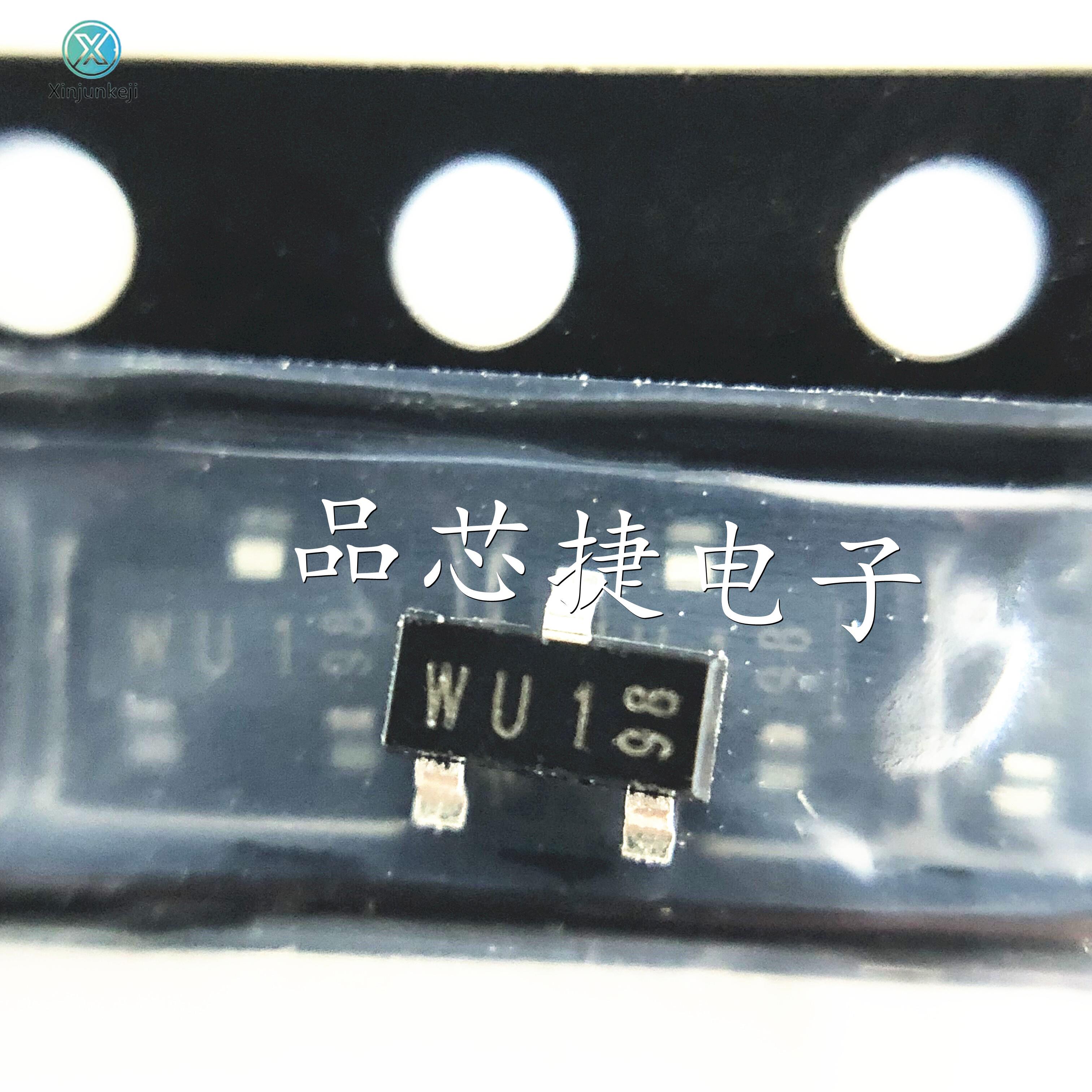 30pcs orginal new PESD5V2S2UT silk screen WU1 SOT23 5.2V ESD diode