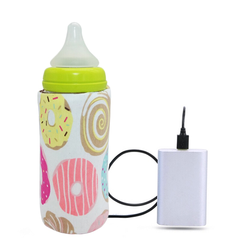 1Pc Portable Bottle Warmer Heater Travel Baby Kids Milk Water USB Cover Pouch Soft Outdoor thermostat bottle warmer milk warmer