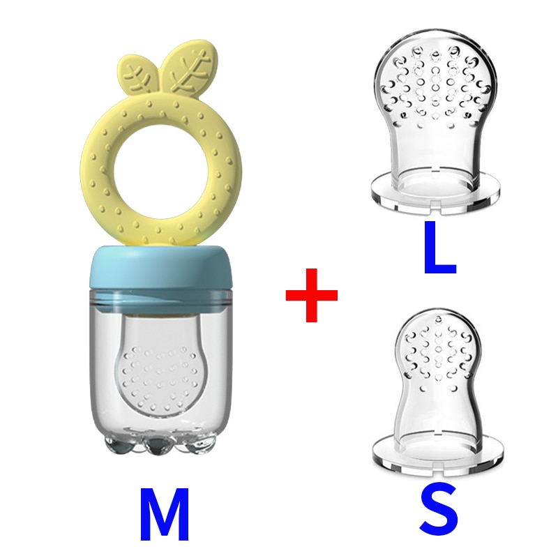 3 In 1 Baby Nipple Fresh Food Fruit Milk Feeding Bottles Nibbler Learn Feeding Drinking Water Straw Handle Teething Pacifier
