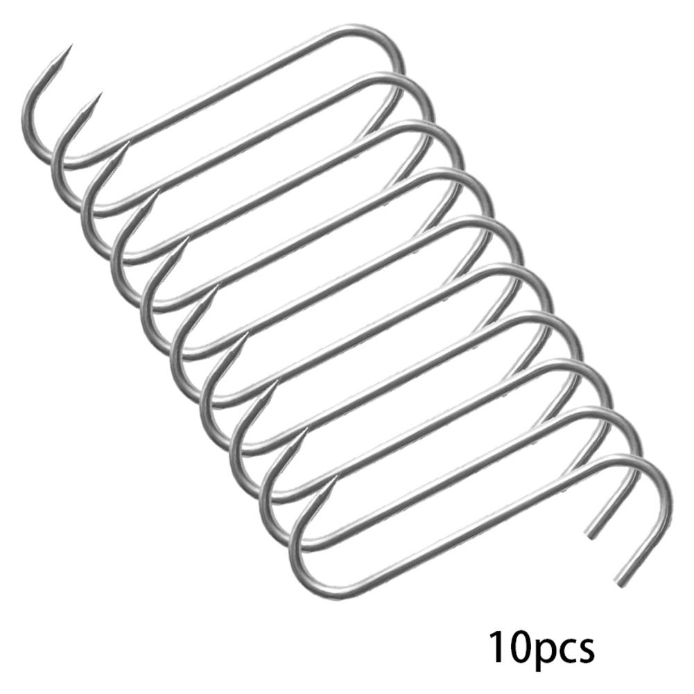 ​hanging Meat Meat Hook Railing Hook Sliver Stainless Steel Butcher Hook Butcher Hooks High Quality Kitchen Hook